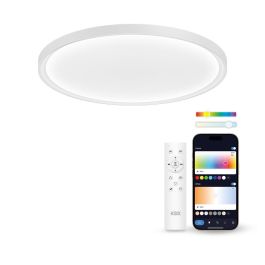 Plafón LED KSIX SmartLED KSIX Halo 2 Blanco Plástico 25 W (3000k - 6500k) (6500 K) Precio: 64.49999985. SKU: B1GKDF2GY4