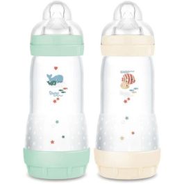 Juego de 2 biberones - MAM - Easy Start - Clásico anticólico - 320 ml - Caudal 3 tetinas - Menta + Algodón Precio: 31.5000004. SKU: B188QJR3PF