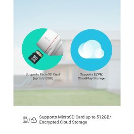 EZVIZ H3c Cámara de Seguridad IP Bullet Exterior 1080p Full HD Inalámbrica/Alámbrica para Pared