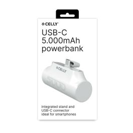 Powerbank Celly PBC5000WH Negro 5000 mAh