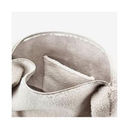 Reisenthel Moonbag Bolso Grande Blanco Teddy Sand, 24 L, Poliéster, 48 x 14 x 33 cm