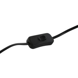 DKD Home Decor Lámpara Sobremesa Jing Door Neoclásico Porcelana Multicolor Negro Dorado Melocoton 40 x 40 x 67.5 cm