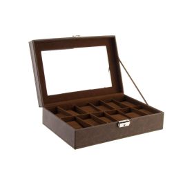Joyero Tradicional DKD Home Decor Marron Oscuro 20 x 8 x 30 cm Joyero Tradicional DKD Home Decor Marron Oscuro 20 x 8 x 30 cm