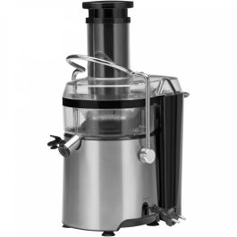 WMF 61.3022.2145 Kult X - Extractor de zumo 500W, 1.8L pulpa, 1.2L zumo, 2 velocidades, acero inoxidable/negro
