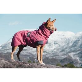 Hurtta Parka Expedition Rosa T.70, Abrigo para Perros, Talla 70, Aislante 120-140 g/m2, Impermeable, Reflejante
