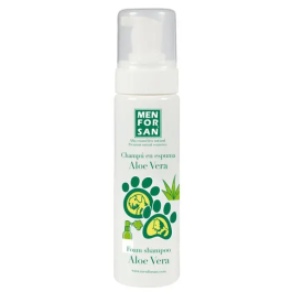 Menforsan Champú En Espuma Sin Agua Para Perros y Gatos con Aloe Vera Limpieza Rápida y Suavidad 200 mL Precio: 8.68999978. SKU: S6103311