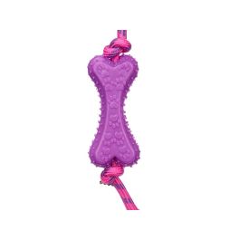 Hueso de Silicona con Cuerda 35 cm para Mascotas - Mascow, Azul/Morado/Rojo (24 Unidades) Hueso de Silicona con Cuerda 35 cm para Mascotas - Mascow, Azul/Morado/Rojo (24 Unidades)