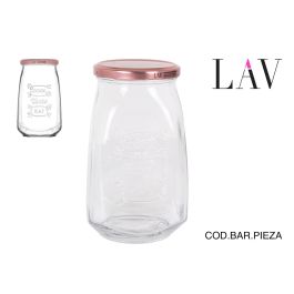 Lav Bote 1L con Tapa Tasty, 9x10x17 cm, Colección Tasty (12 Unidades)