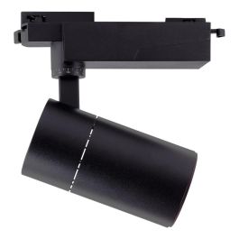 Foco de Carril LED  30W 2700Lm CRI90 4200ºK Monofásico 40.000H Antideslumbrante  [HO-FC-30W-AD-B-W]