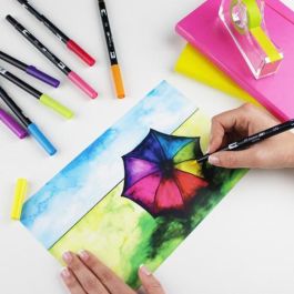 Tombow ABT-N00 Rotulador Doble Punta Pincel Mezclador (Blender) Incoloro