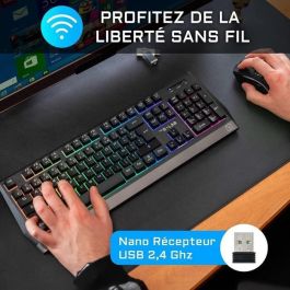 Paquete de juegos inalámbricos - Teclado + Ratón - Francés Paquete de juegos inalámbricos - Teclado + Ratón - Francés