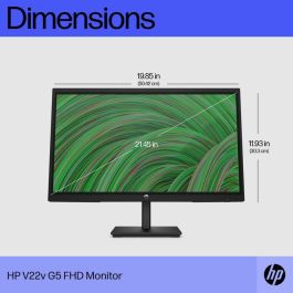 HP V22v G5 Monitor FHD 21.45 Pulgadas (54.5 cm) para Productividad Diaria