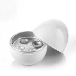 Cuecehuevos para Microondas con Recetario Boilegg InnovaGoods Cuecehuevos para Microondas con Recetario Boilegg InnovaGoods