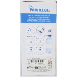 Privilege Dispensador Manual de Agua Water Fresh, 8.8 x 18.5 x 10 cm (24 Unidades)