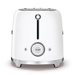 Smeg TSF01WHEU Tostadora 2 Rebanadas Estilo Años 50 Blanco