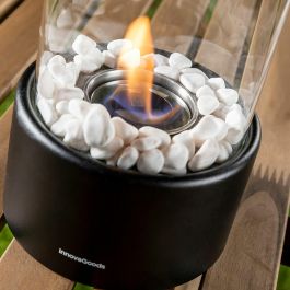 Innovagoods Chimenea de mesa de bioetanol decorativa v0103774, diseño moderno, base de hierro, sin humo, Ø16x26.5cm Innovagoods Chimenea de mesa de bioetanol decorativa v0103774, diseño moderno, base de hierro, sin humo, Ø16x26.5cm