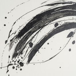 Cuadro Abstracto Madera-Cristal Impreso 76 X 3 X 98 cm