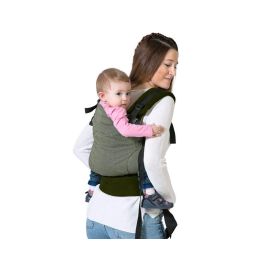 KioKids Portabebés Ergonómico Evolutivo Ajustable con Velcro para Bebés desde Recién Nacido - Posición Natural M/C - Verde KioKids Portabebés Ergonómico Evolutivo Ajustable con Velcro para Bebés desde Recién Nacido - Posición Natural M/C - Verde