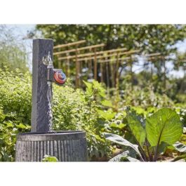 Gardena controlador de riego Easy Plus - Temporizador para grifos 20/27 y 26/34 con selección de duración, frecuencia y nebulización