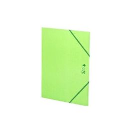Carchivo Carpeta 3 Solapas Folio, Cartón Plastificado Brillo, Cierre con Goma, Color Verde Precio: 2.50000036. SKU: BIX2033L21