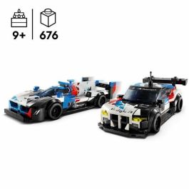 LEGO Speed Champions 76922 Coches de Carreras BMW M4 GT3 y BMW M Hybrid V8, Idea de Regalo