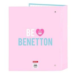 Carpeta Carton Folio 4 Anillas Safta Lomo Ancho Benetton Unique