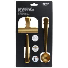 Cook Concept Juego De 3 Utensilios Para Café, Dosificador Cuchara, Pinza Dentada, Pinza Clip Precio: 6.59000001. SKU: B18HPARL27