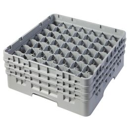 CAMBRO - 49S638-151 - Cesta de lavado 49 comp. 3 alturas - 6 cm Ø máx. - alt. máx. 17,6 cm - 50 x 50 x 22,5 cm - Gris claro Precio: 90.49999948. SKU: B1FKARMRPW