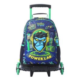 Totto MOCHILA MORRAL 3 RUE BOMPER KONG LAB L con ruedas, compartimento principal, bolsillos laterales, MJ03KLB006-2410-8JDL Precio: 54.49999962. SKU: B177B9R2BP