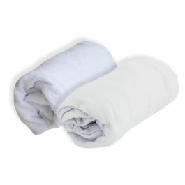 Domiva Lote 2 Piezas: 1 Protector Colchón + 1 Sábana Ajustable para Cuna - 60x120 cm - Blanco Precio: 31.50000018. SKU: S7100671