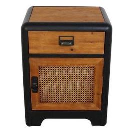 Mesita de Noche DKD Home Decor Abeto Metal (48 x 40 x 62 cm) Precio: 51.68999968. SKU: S3040364