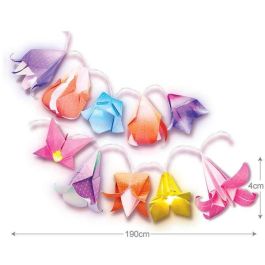 Kidz Maker Luces de Flores Origami - Kit de Papiroflexia Creativa con Luces LED Decorativas, Funciona con Pilas, Edad Mínima 5 Años Kidz Maker Luces de Flores Origami - Kit de Papiroflexia Creativa con Luces LED Decorativas, Funciona con Pilas, Edad Mínima 5 Años