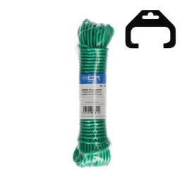Edm Cuerda de plástico revestido PVC para tendedero, cercados e industria, 3.8 mm x 10 m, Verde Precio: 2.50000036. SKU: S7903536