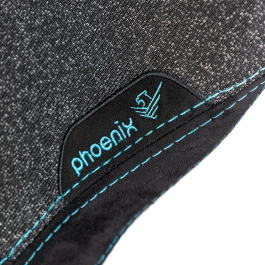 Phoenix Silla Gaming Monarch Tela Talla R, Silla Ergonómica con Soporte Lumbar y Reposacabezas Magnético, Ideal para Gaming y Oficina