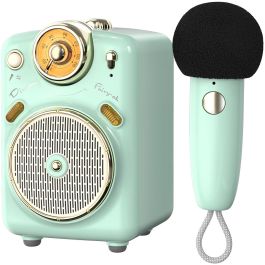 Divoom Altavoz Portátil Fairy OK Bluetooth con Micrófono Inalámbrico, Radio FM y Ranura MicroSD, 10W, Verde Precio: 110.69000019. SKU: B165G8XT7G
