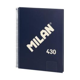 Cuaderno a4 cuadriculado(5x5mm) azul marino, con espiral. Precio: 4.49999968. SKU: B1C9DGQQJ6