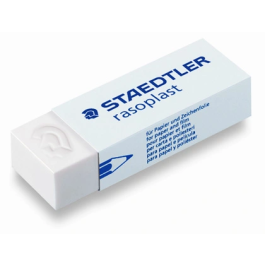 Staedtler 526 B20 Goma de borrar para papel y poliéster, Blanca, 69x22x12 mm Precio: 18.49999976. SKU: B18LQBZVT2