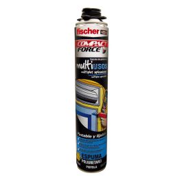 Fischer Espuma multiusos pistola 700 ml para aislamientos térmicos y acústicos, pintable y lijable