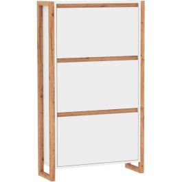 Denver Zapatero 49A DENVER003994 Blanco / Roble 70 x 25 x 125 cm Precio: 141.50000029. SKU: B16JCBMQSY
