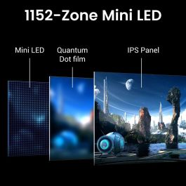 BenQ EX321UX Monitor 31.5" (80 cm) 4K UHD 3840 x 2160, 144Hz, 1ms, HDR1000, Mini LED, Blanco