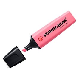 Rotulador Stabilo Boss Fluorescente 70 Pastel Fucsia Helado 10 unidades