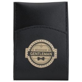 Cosmetic Club Juego 4 Piezas Manicura Pour Lui Negro con Funda-Estuche 7x10x2 cm