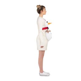 My Other Me Disfraz de Muñeco de Nieve Blanco para Adulto | Talla Única M con Vestido y Fajín Incluido