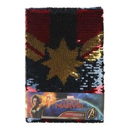 Cuaderno premium lentejuelas captain marvel Cuaderno premium lentejuelas captain marvel