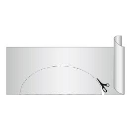 Wenko Lámina Antideslizante Extra Gruesa Gris 47040100, 50 x 150 cm