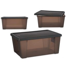 Caja 15L Elegance Gris Stefanplast 29X17CM (6 Unidades) Precio: 40.98999993. SKU: B1GW4D5W6Q