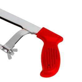 Workpro Sierra de Arco Ajustable 3 Longitudes (200, 250, 300 mm) con Agarre Ergonómico y Cambio Rápido de Hoja