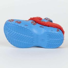 Cerdá Zapatillas de casa tipo zueco de borreguillo Spiderman, cálidas y cómodas, color azul, para niños Tallas 26-27 Cerdá Zapatillas de casa tipo zueco de borreguillo Spiderman, cálidas y cómodas, color azul, para niños Tallas 26-27