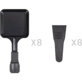 Livoo DOC312 Raclette para 8 Personas 1300W con Bandeja Grill Antiadherente Extraíble y Termostato Regulable