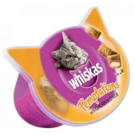 Whiskas Temptation Pollo Queso 8x60 gr Precio: 19.5000003. SKU: B1E7QE7P2E